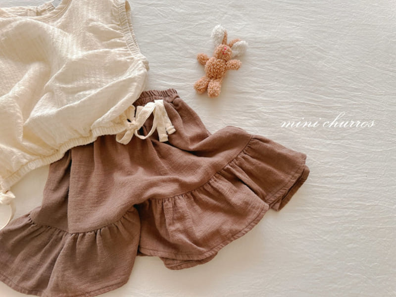Churros - Korean Children Fashion - #kidsstore - Lumi Shirring Skirt - 6