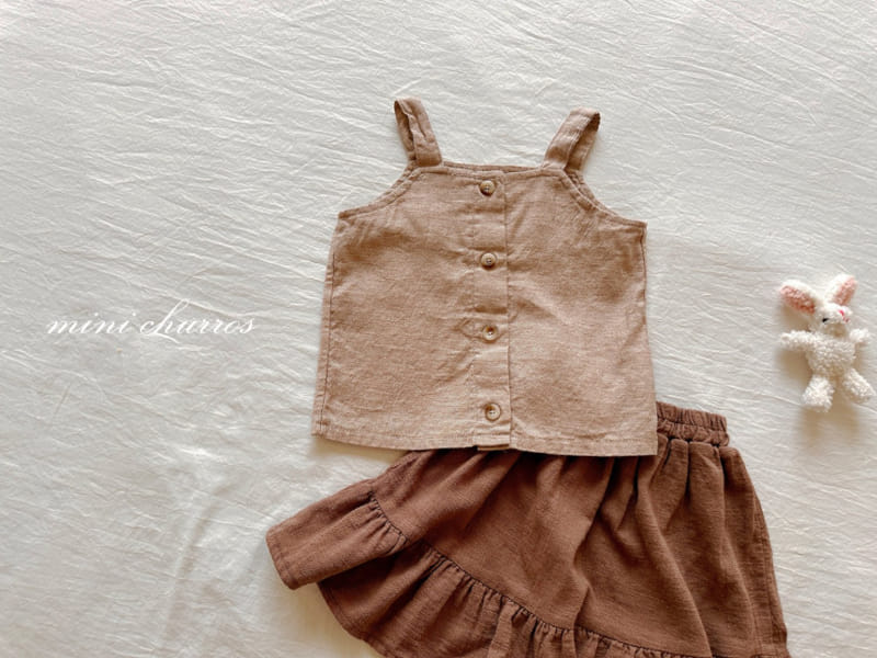 Churros - Korean Children Fashion - #kidzfashiontrend - Aka Button Blouse - 7