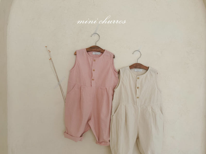Churros - Korean Children Fashion - #kidzfashiontrend - Olive L Jumpsuit - 5
