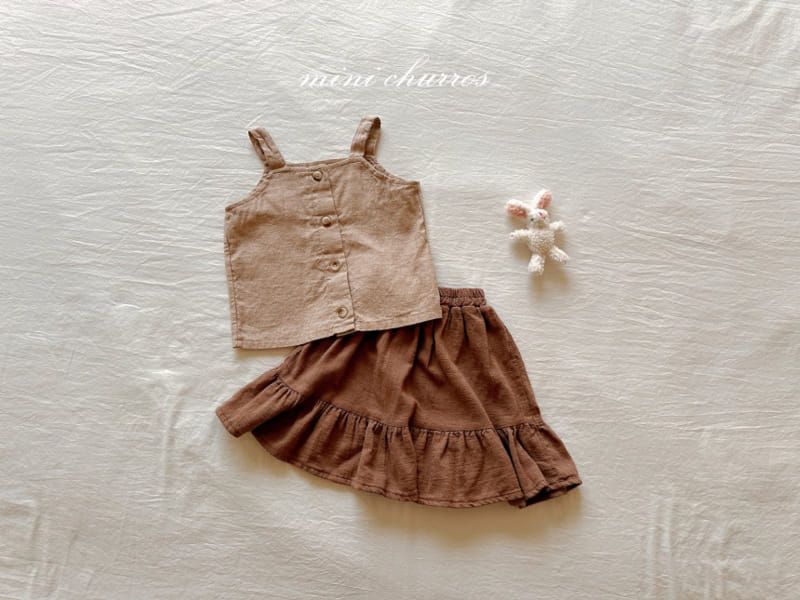 Churros - Korean Children Fashion - #littlefashionista - Aka Button Blouse - 9