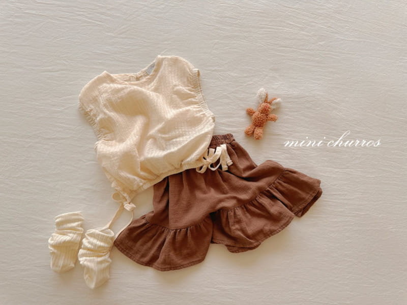 Churros - Korean Children Fashion - #littlefashionista - Lumi Shirring Skirt - 9