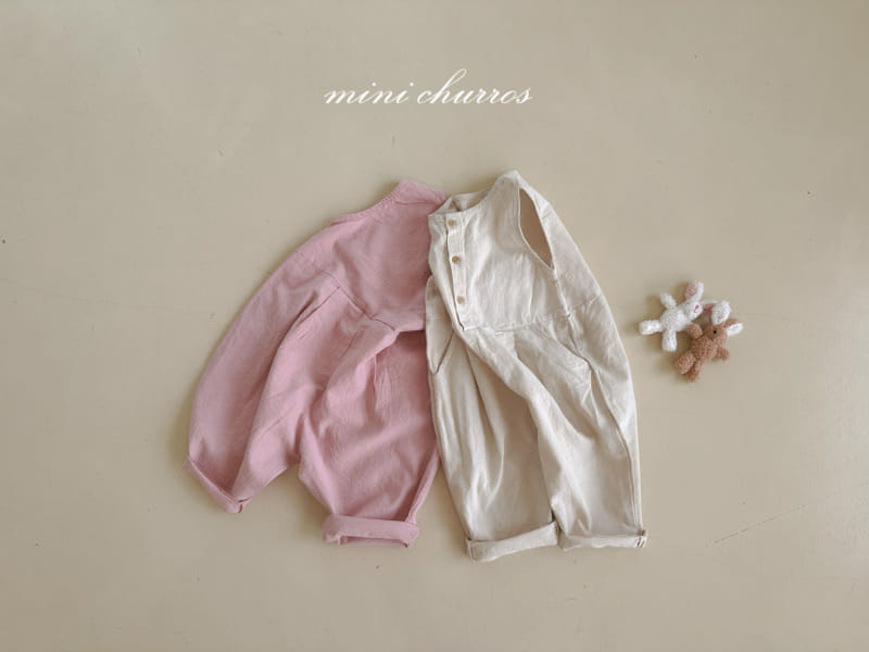 Churros - Korean Children Fashion - #magicofchildhood - Olive L Jumpsuit - 8