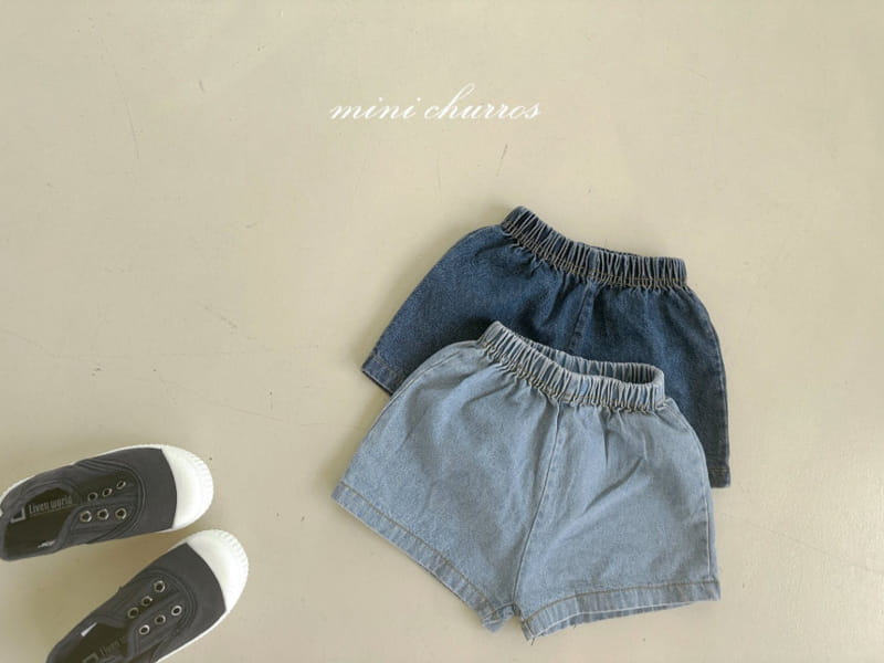 Churros - Korean Children Fashion - #magicofchildhood - Denim Mini Shorts - 8