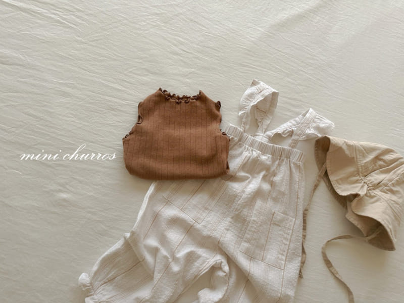 Churros - Korean Children Fashion - #magicofchildhood - Marry Shirring Jumpsuit - 7