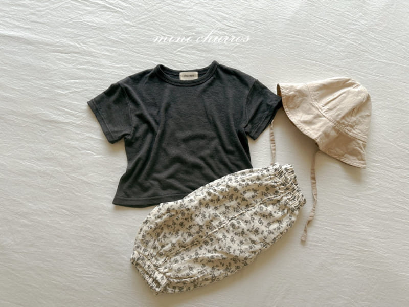 Churros - Korean Children Fashion - #prettylittlegirls - Floral Pintuck Pants - 8