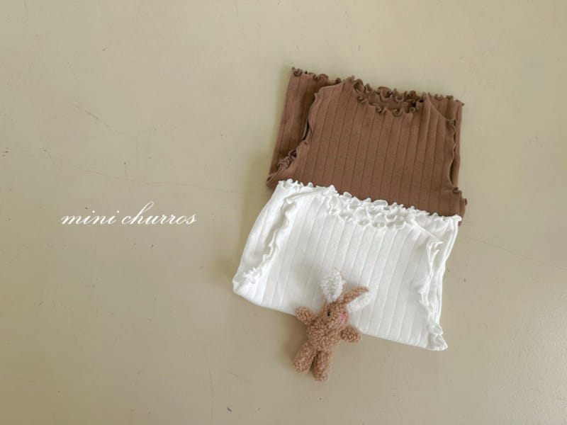 Churros - Korean Children Fashion - #prettylittlegirls - Zigzag Rib Tee - 11