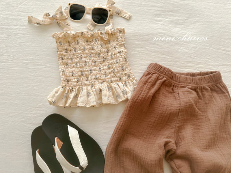 Churros - Korean Children Fashion - #prettylittlegirls - Flower Smoke Top - 8