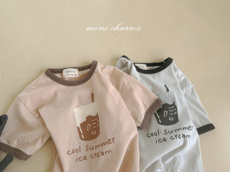 Churros - Korean Children Fashion - #toddlerclothing - Icecream Piping Tee - 2