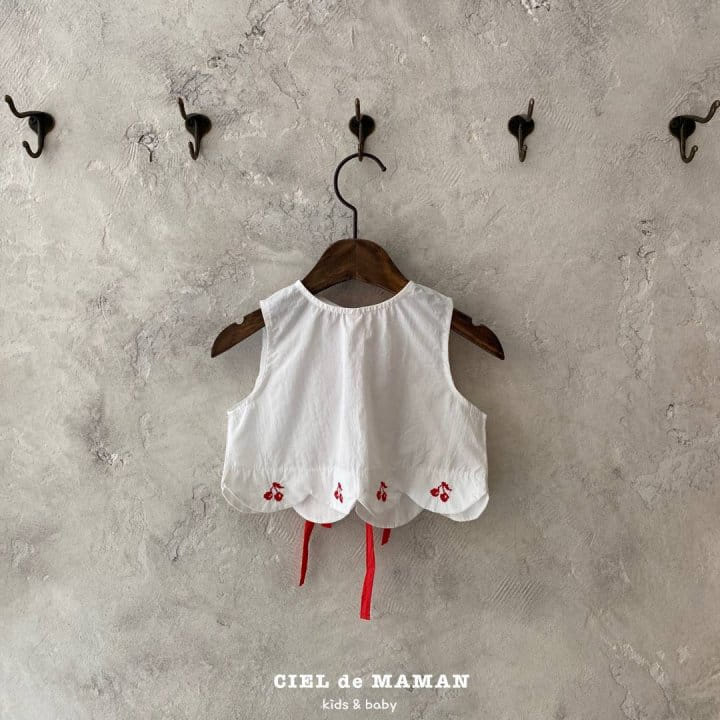 Ciel De Maman - Korean Baby Fashion - #babyboutique - Cherry Top Bottom Set - 2