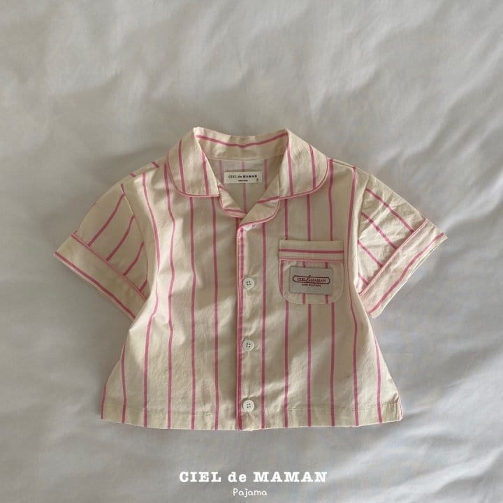 Ciel De Maman - Korean Baby Fashion - #babyclothing - Bon Bon Pajama Top Bottom Set - 7