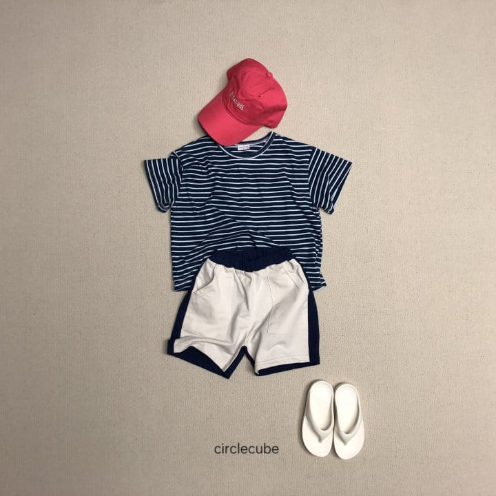 Circle Cube - Korean Children Fashion - #prettylittlegirls - Indigo ST Tee - 6