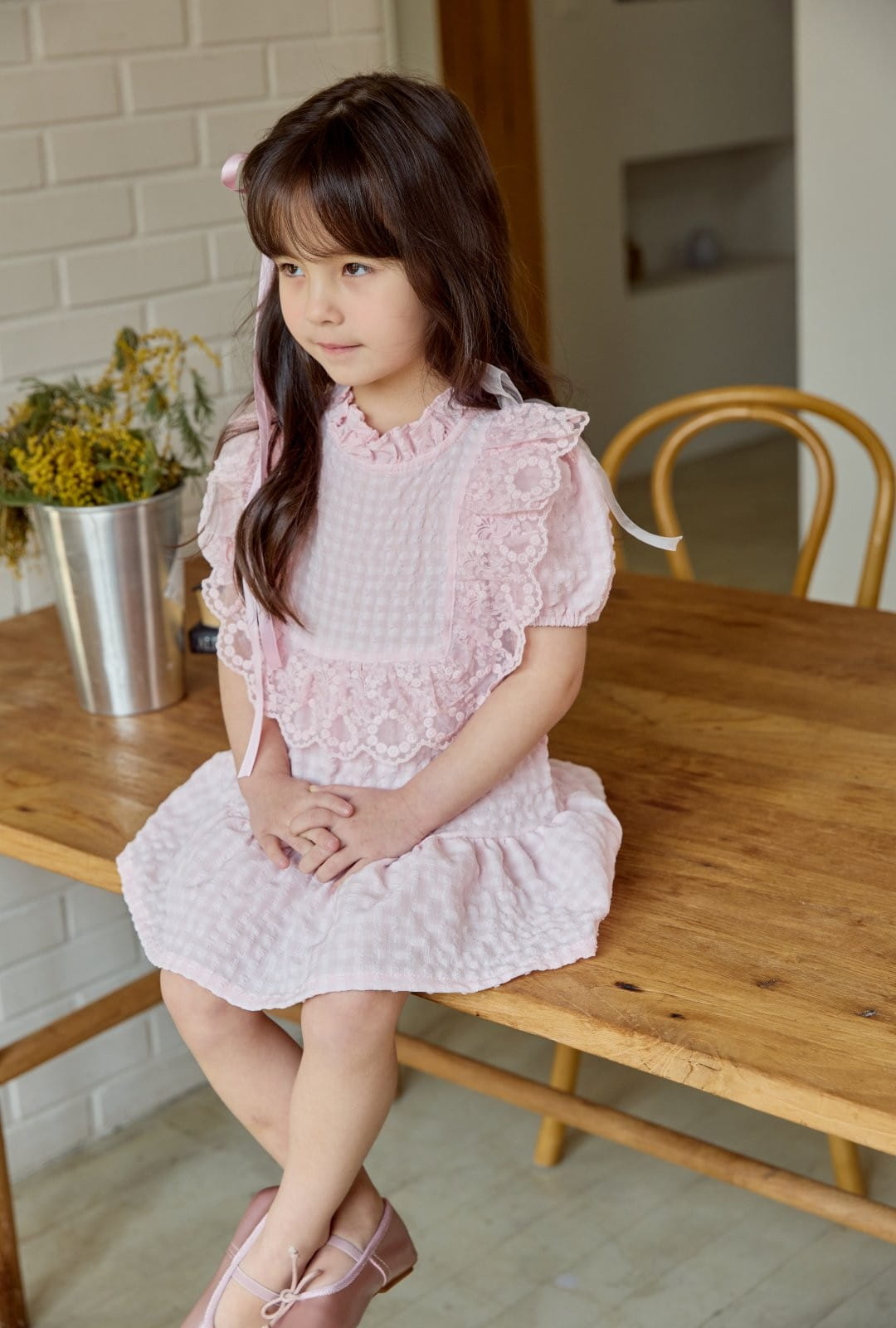 Coco Rabbit - Korean Children Fashion - #Kfashion4kids - Ribbon One-Piece - 5