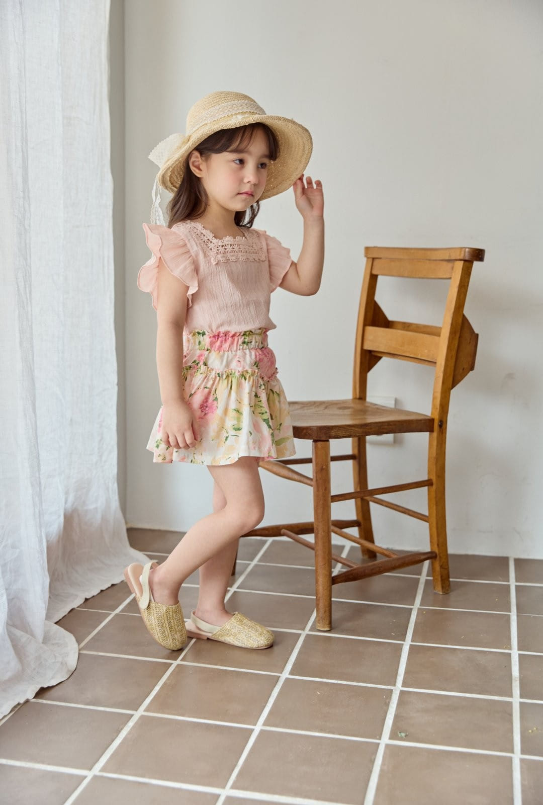 Coco Rabbit - Korean Children Fashion - #Kfashion4kids - Frill Square Blouse - 2