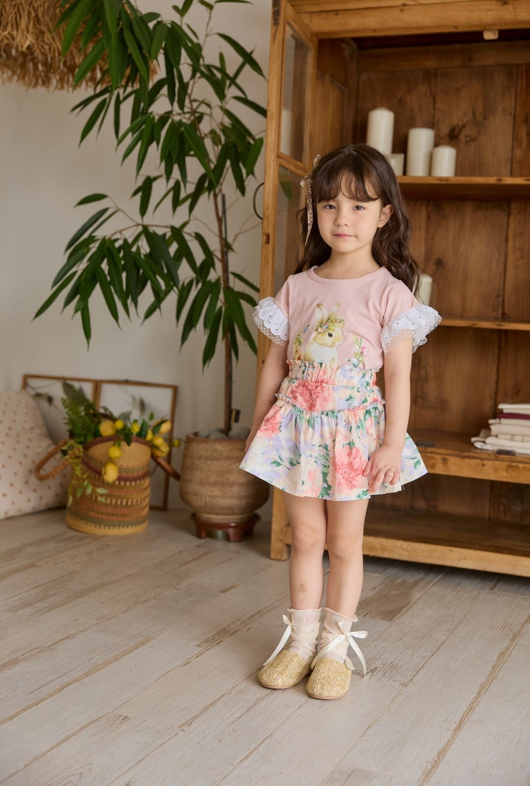 Coco Rabbit - Korean Children Fashion - #Kfashion4kids - Flower Bunny Tee - 3