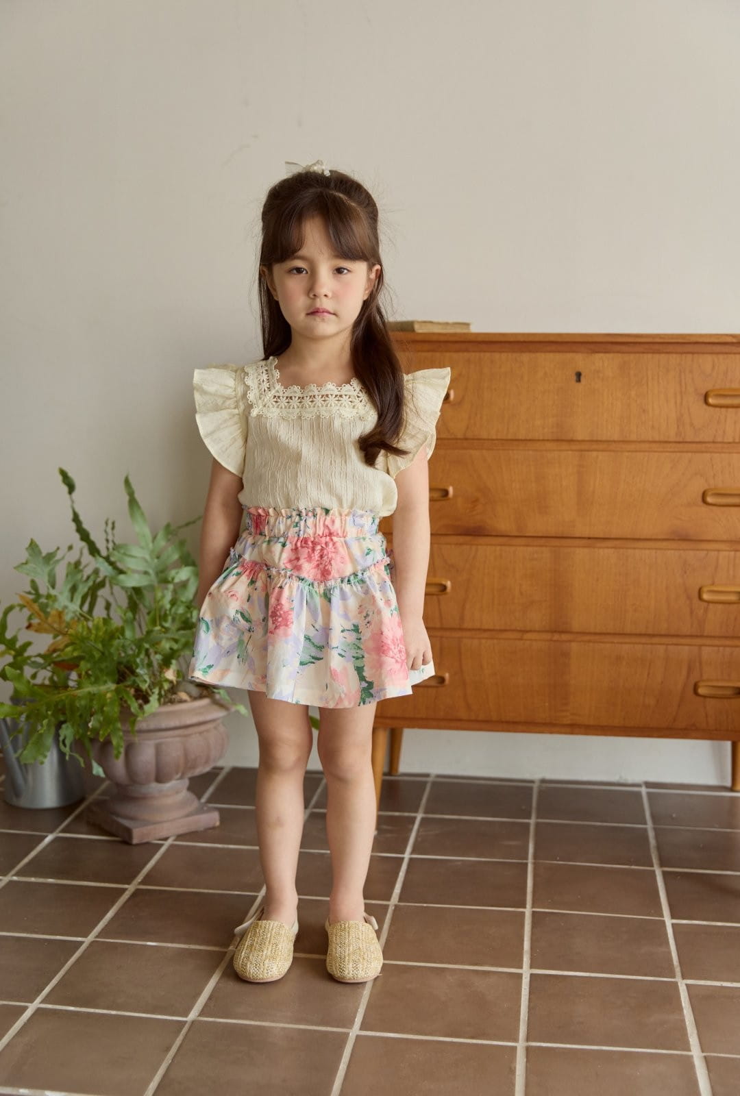 Coco Rabbit - Korean Children Fashion - #childofig - Frill Square Blouse - 10