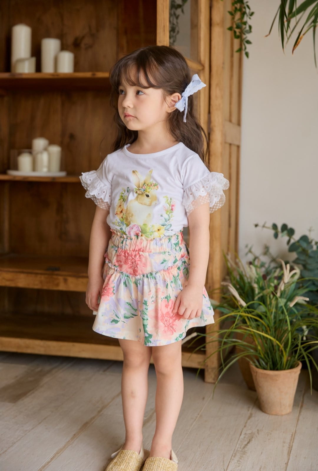 Coco Rabbit - Korean Children Fashion - #childrensboutique - Flower Bunny Tee - 10
