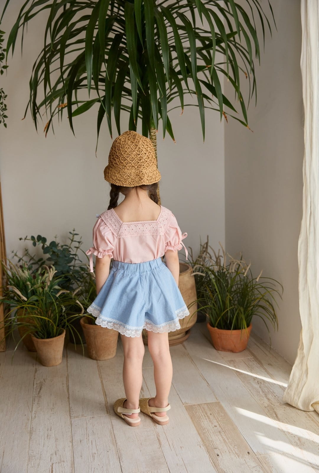 Coco Rabbit - Korean Children Fashion - #designkidswear - Ribbon Square Blouse - 6