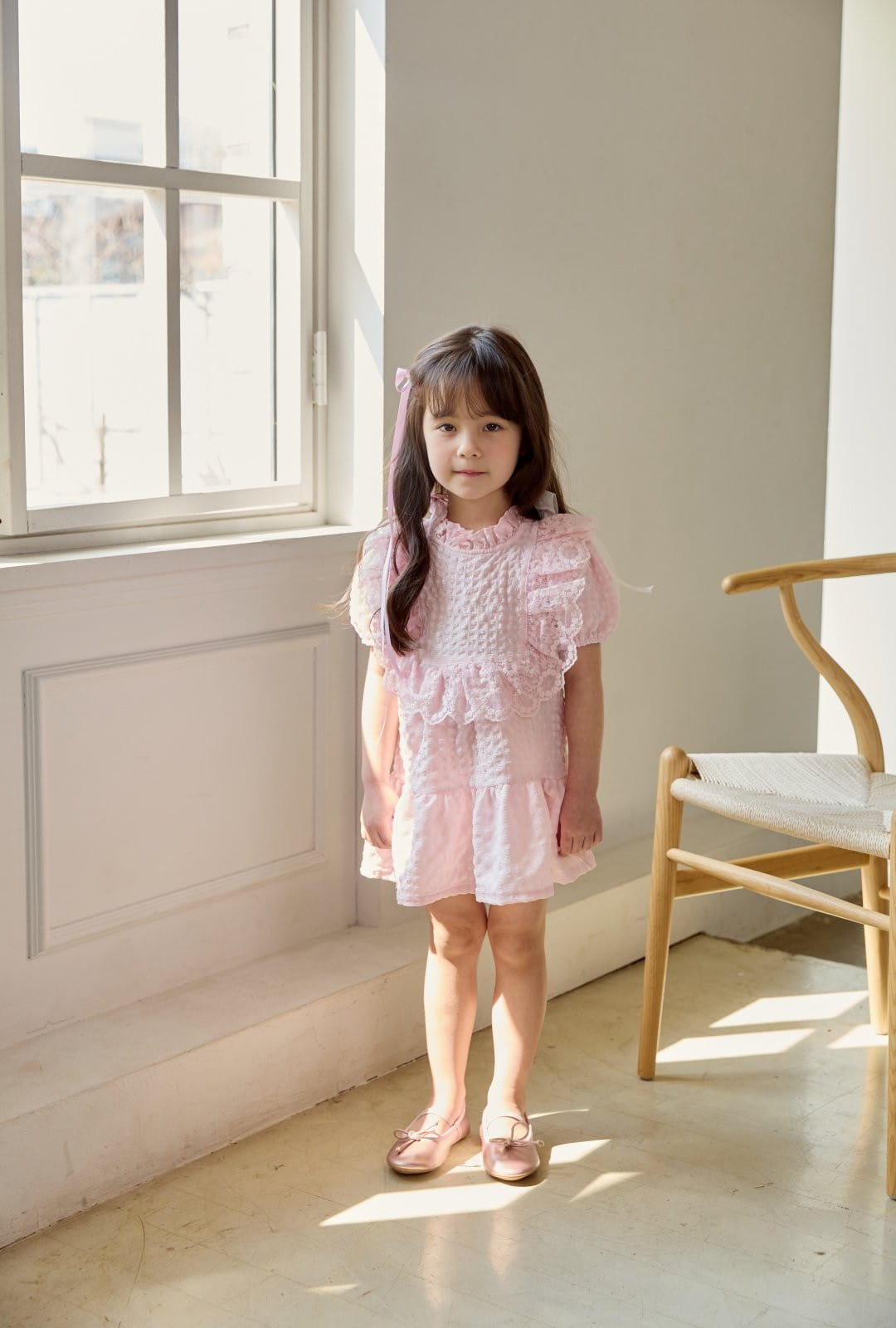 Coco Rabbit - Korean Children Fashion - #kidsstore - Ribbon One-Piece - 4