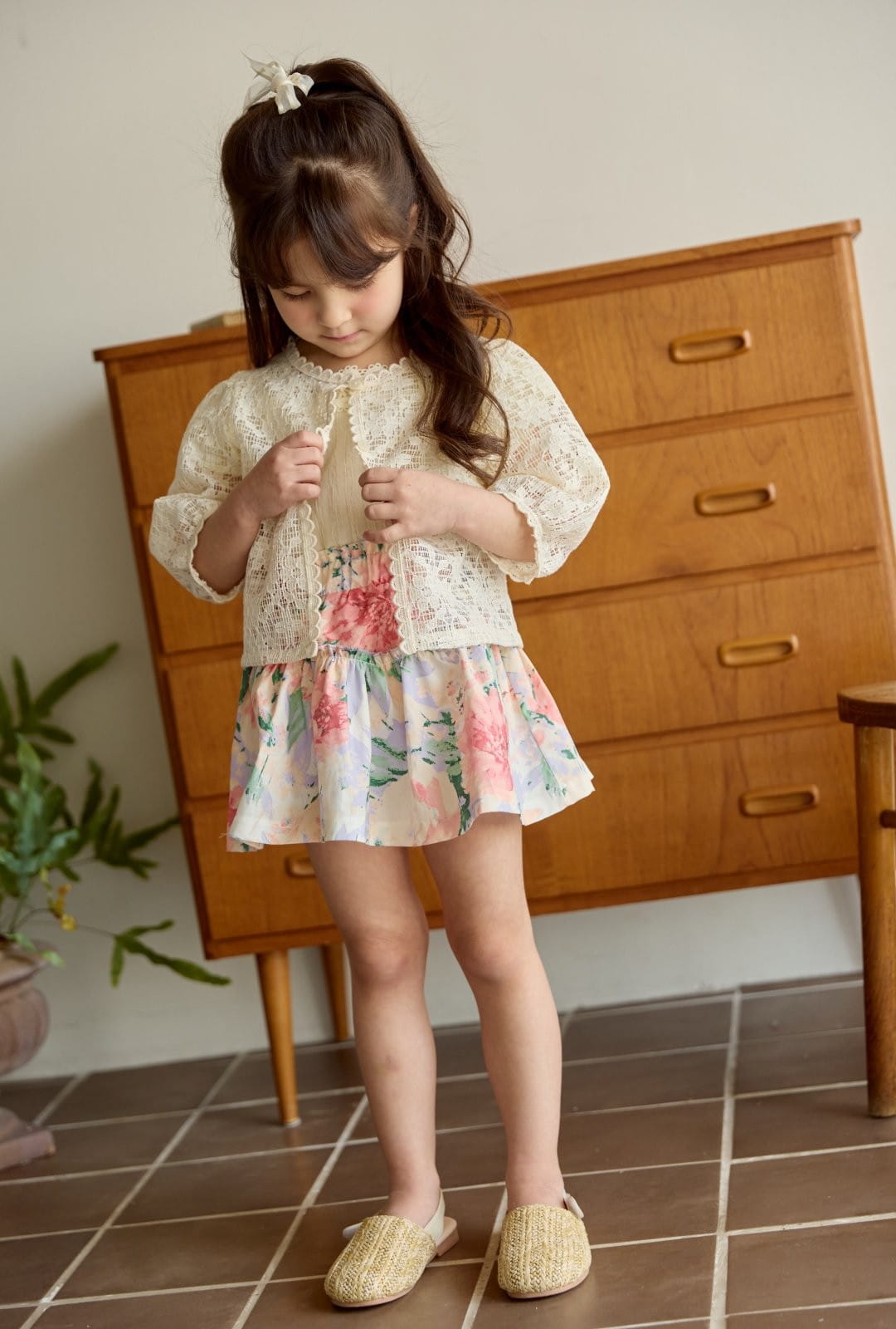 Coco Rabbit - Korean Children Fashion - #kidsstore - Lace Cardigan - 4