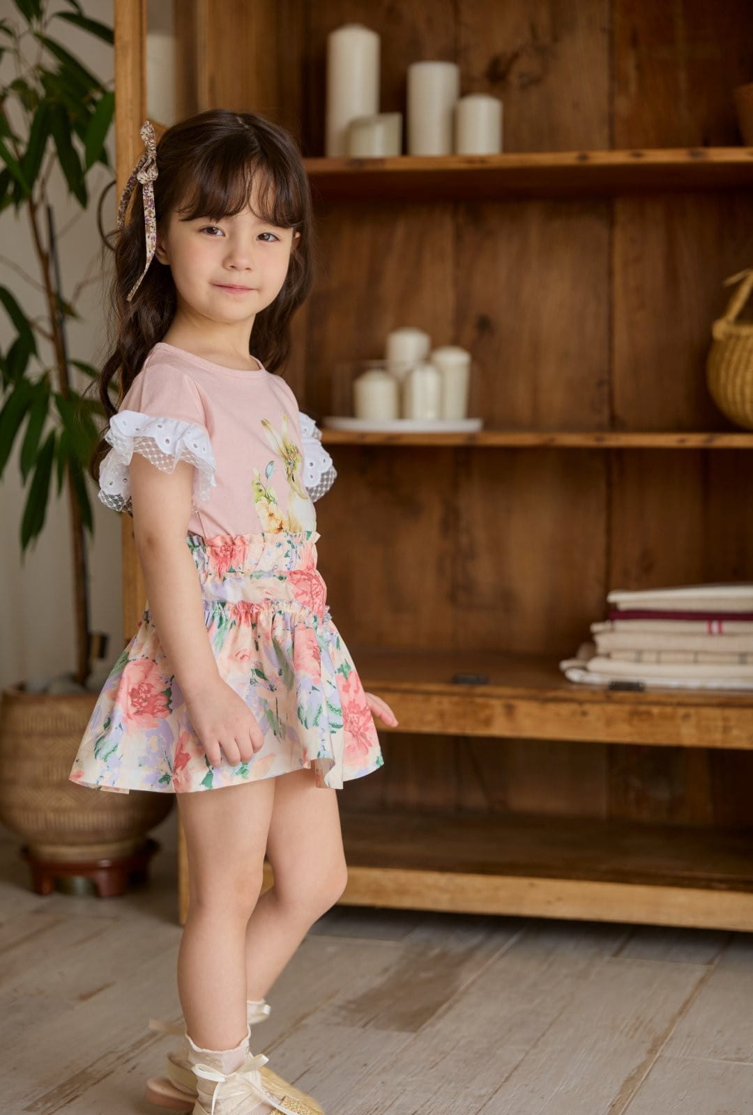 Coco Rabbit - Korean Children Fashion - #kidzfashiontrend - Flower Bunny Tee - 2