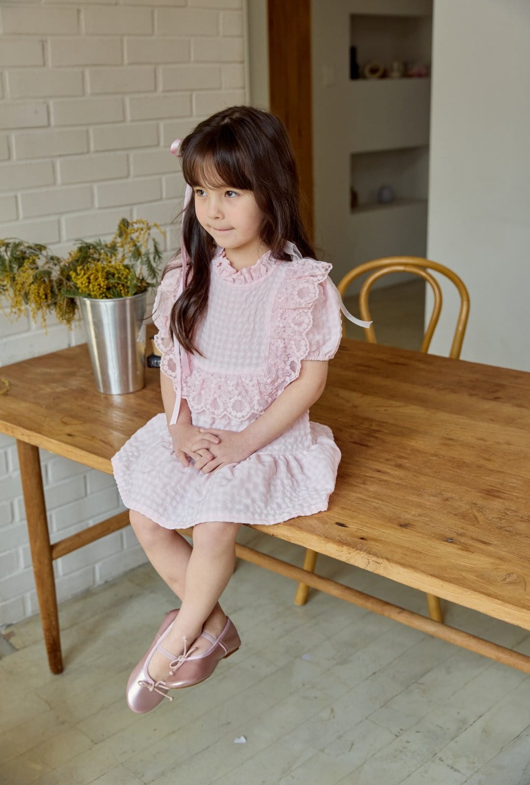 Coco Rabbit - Korean Children Fashion - #littlefashionista - Ribbon One-Piece - 6