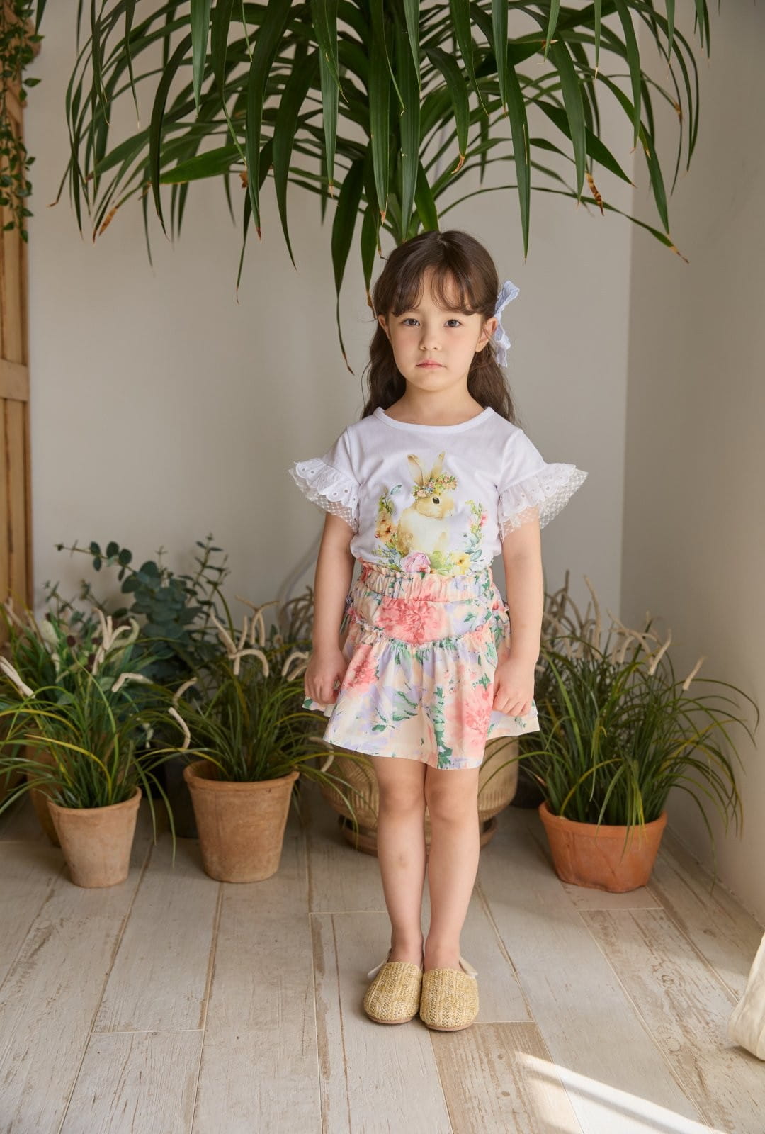 Coco Rabbit - Korean Children Fashion - #minifashionista - Flower Bunny Tee - 6