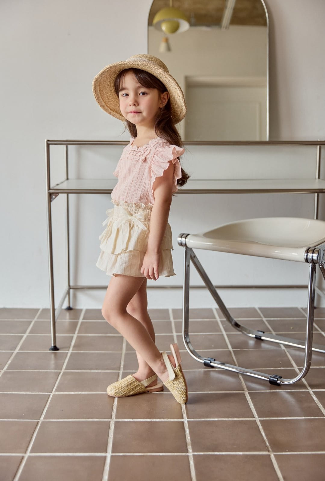 Coco Rabbit - Korean Children Fashion - #prettylittlegirls - Frill Square Blouse - 6