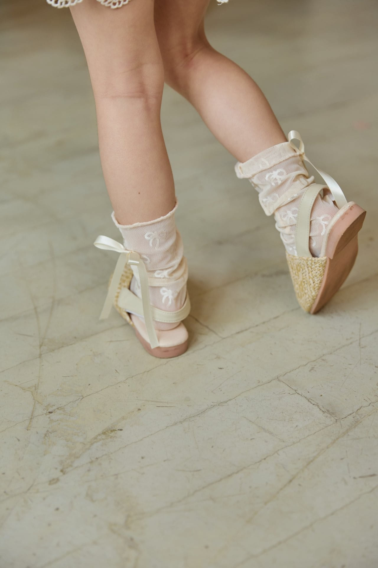 Coco Rabbit - Korean Children Fashion - #stylishchildhood - Ribbon Knee Socks - 2