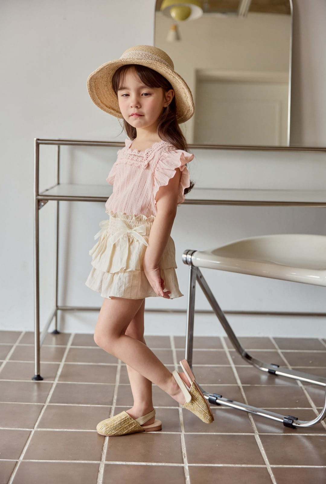 Coco Rabbit - Korean Children Fashion - #todddlerfashion - Frill Square Blouse - 7