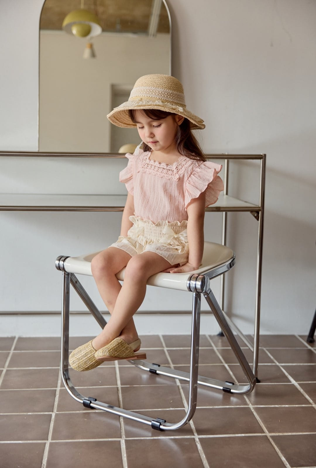 Coco Rabbit - Korean Children Fashion - #toddlerclothing - Frill Square Blouse - 8