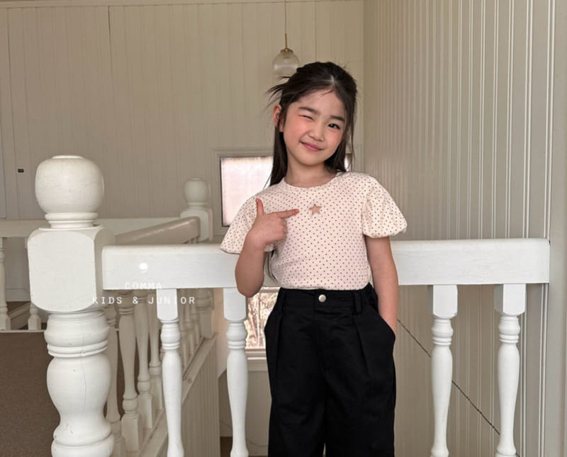 Comma - Korean Children Fashion - #Kfashion4kids - Star Punching Tee - 2
