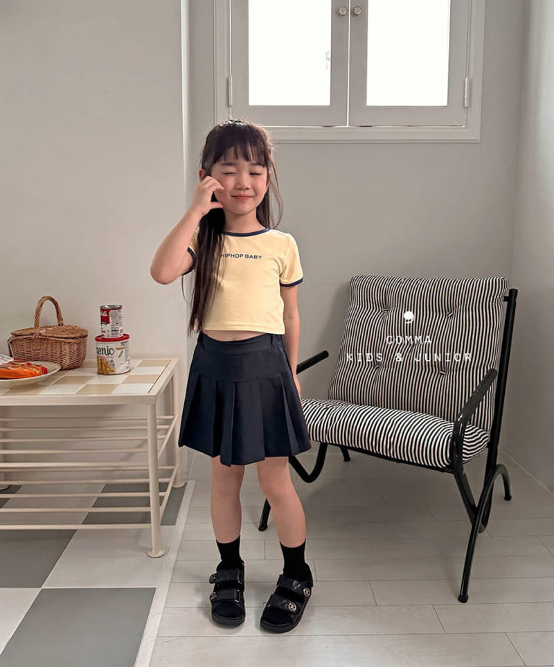 Comma - Korean Children Fashion - #Kfashion4kids - Hip Hop Crop Tee - 10