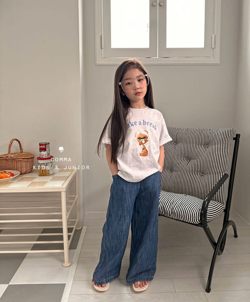 Comma - Korean Children Fashion - #Kfashion4kids - Jensa Bear Tee - 7