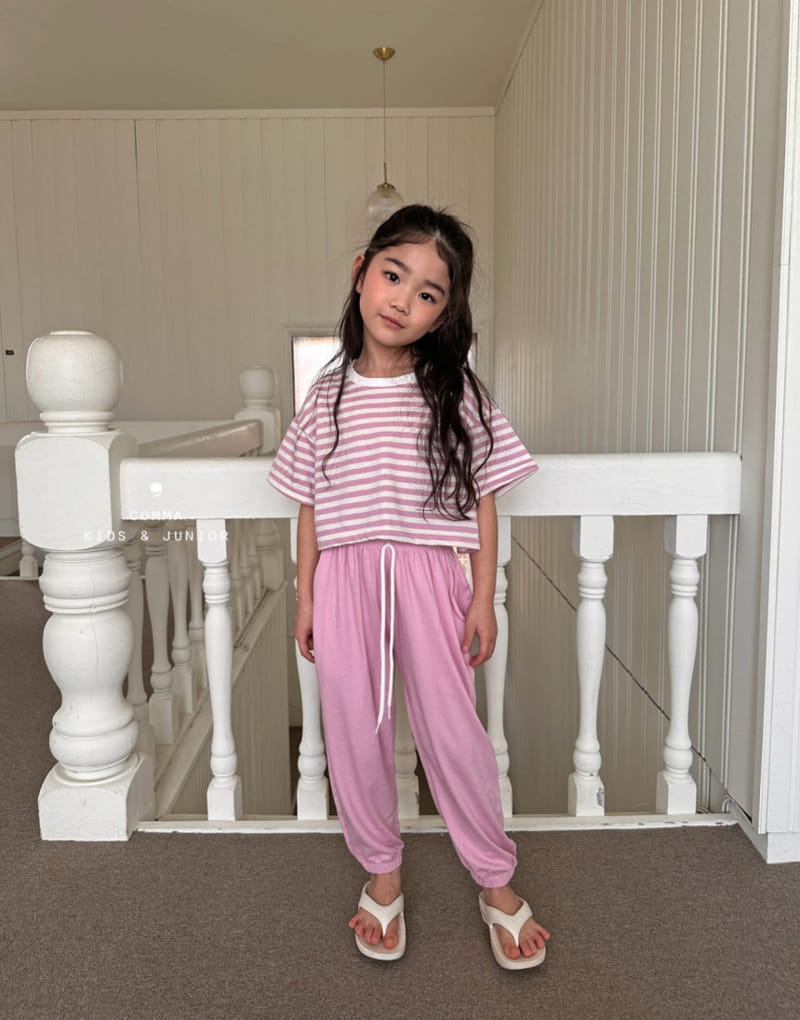 Comma - Korean Children Fashion - #Kfashion4kids - ST Crop Tee - 3