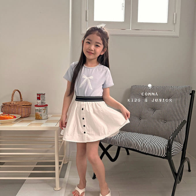 Comma - Korean Children Fashion - #childofig - Lace Tee