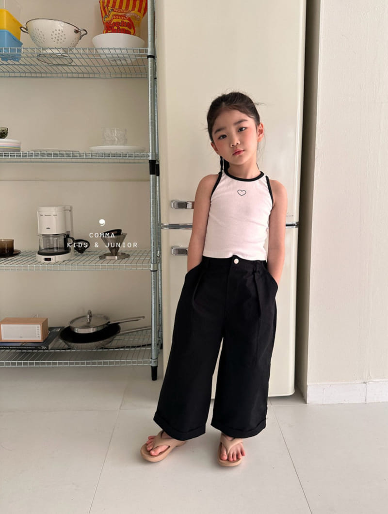 Comma - Korean Children Fashion - #childofig - Heart Sleeveless Tee - 5