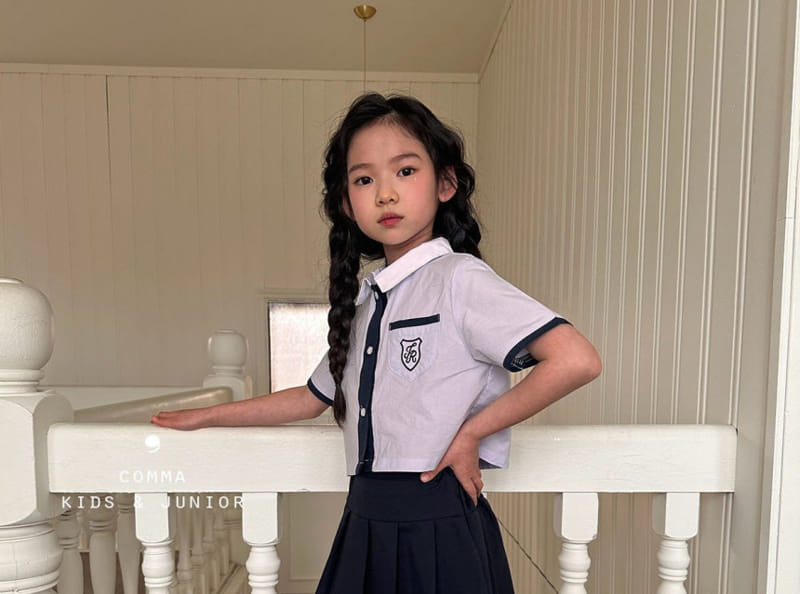 Comma - Korean Children Fashion - #childofig - Embroidery Shirt - 2