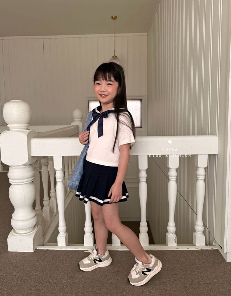 Comma - Korean Children Fashion - #childrensboutique - Sera Short Sleeve Tee - 5