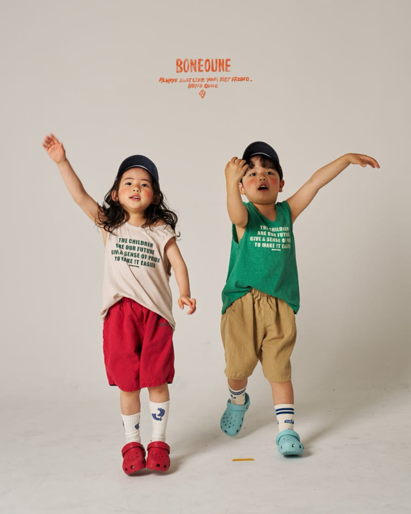Comma - Korean Children Fashion - #childrensboutique - Children Non Sleeve Tee - 9
