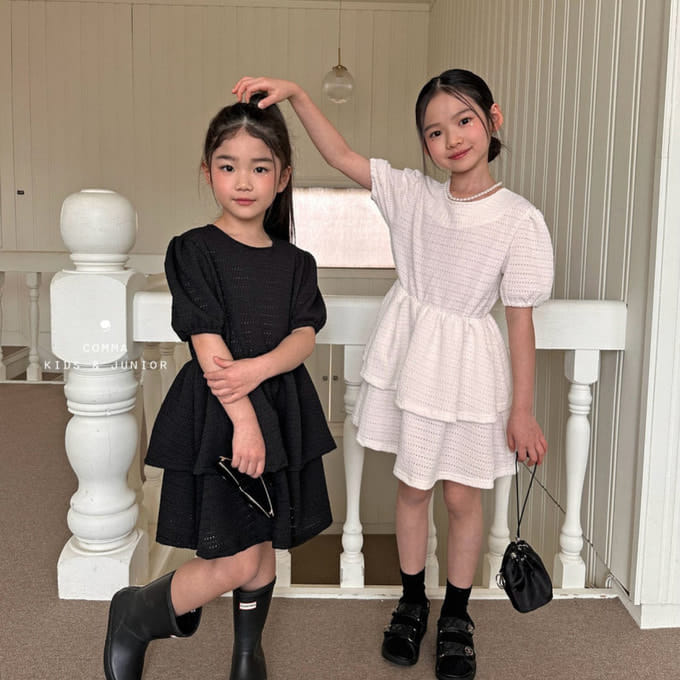 Comma - Korean Children Fashion - #childrensboutique - Punching One-Piece
