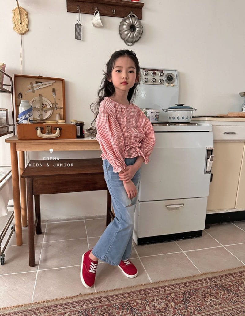 Comma - Korean Children Fashion - #childrensboutique - Denim Boots Cut Pants - 3