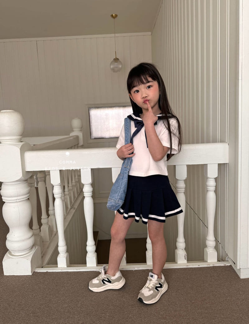 Comma - Korean Children Fashion - #designkidswear - Sera Short Sleeve Tee - 6
