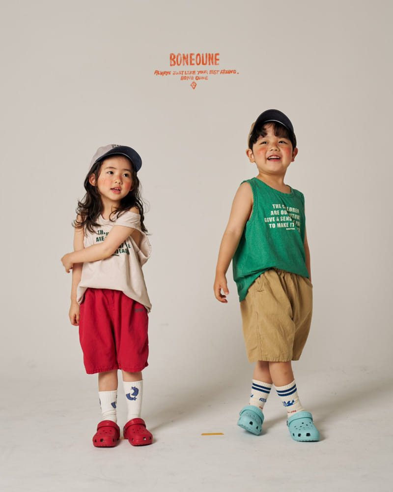 Comma - Korean Children Fashion - #designkidswear - Children Non Sleeve Tee - 10