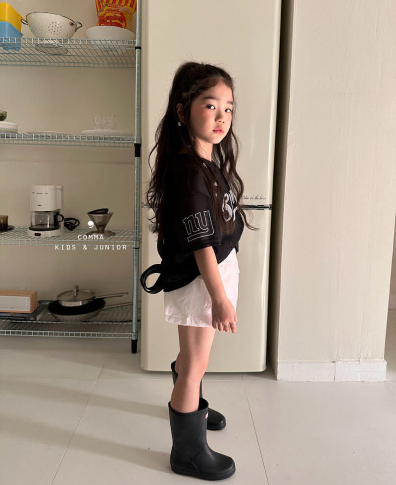 Comma - Korean Children Fashion - #designkidswear - Mesh Boxy Tee - 10