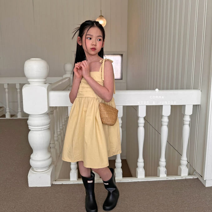 Comma - Korean Children Fashion - #discoveringself - String One-Piece