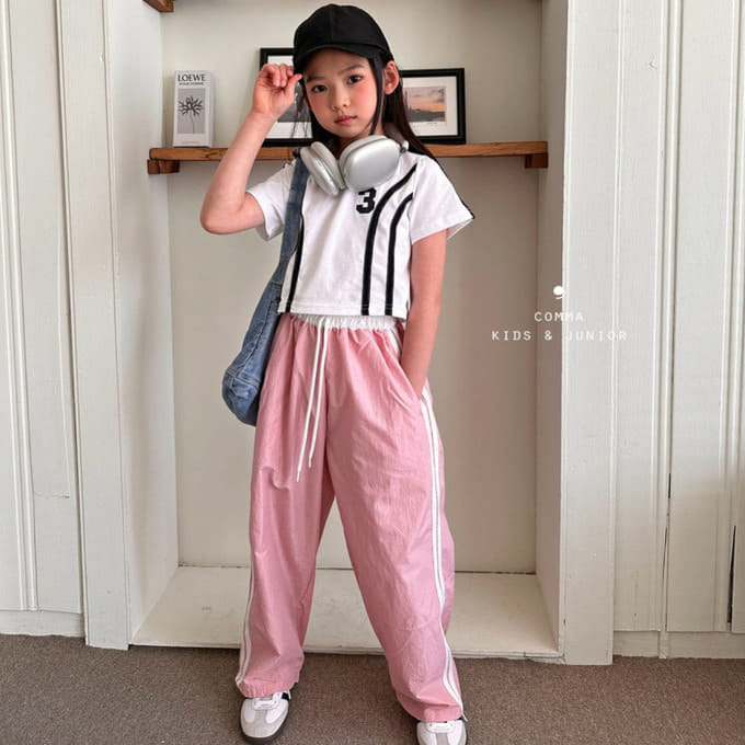 Comma - Korean Children Fashion - #fashionkids - Crunch Two Line Pants