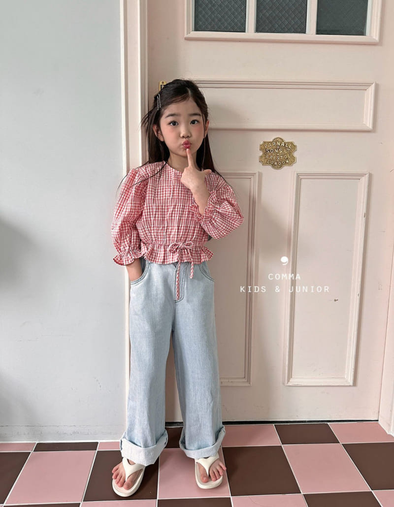 Comma - Korean Children Fashion - #fashionkids - Check Blouse - 5