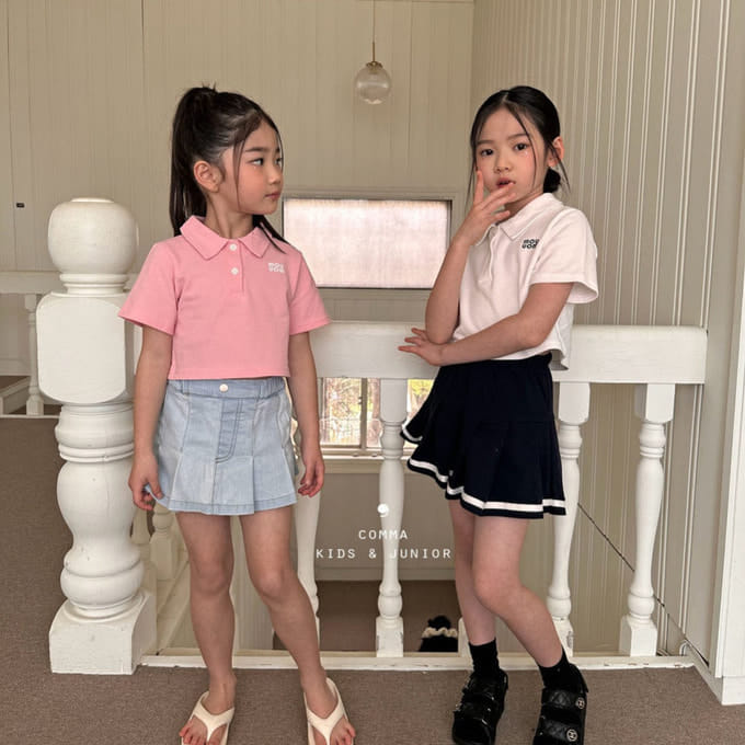 Comma - Korean Children Fashion - #fashionkids - PK Crop Tee