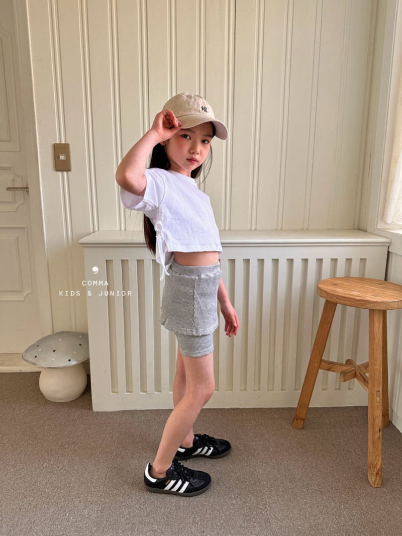Comma - Korean Children Fashion - #kidsshorts - Short Skirt Leggings - 4