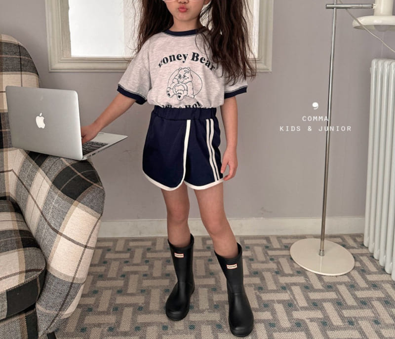 Comma - Korean Children Fashion - #kidsstore - Two Line Wrap Shorts - 2